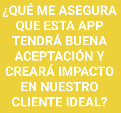 Gráfico de aceptación del producto en el mercado